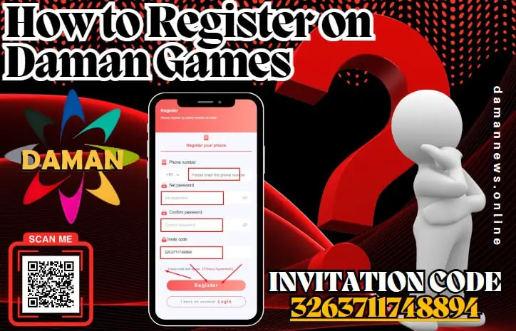 Register on Daman Games